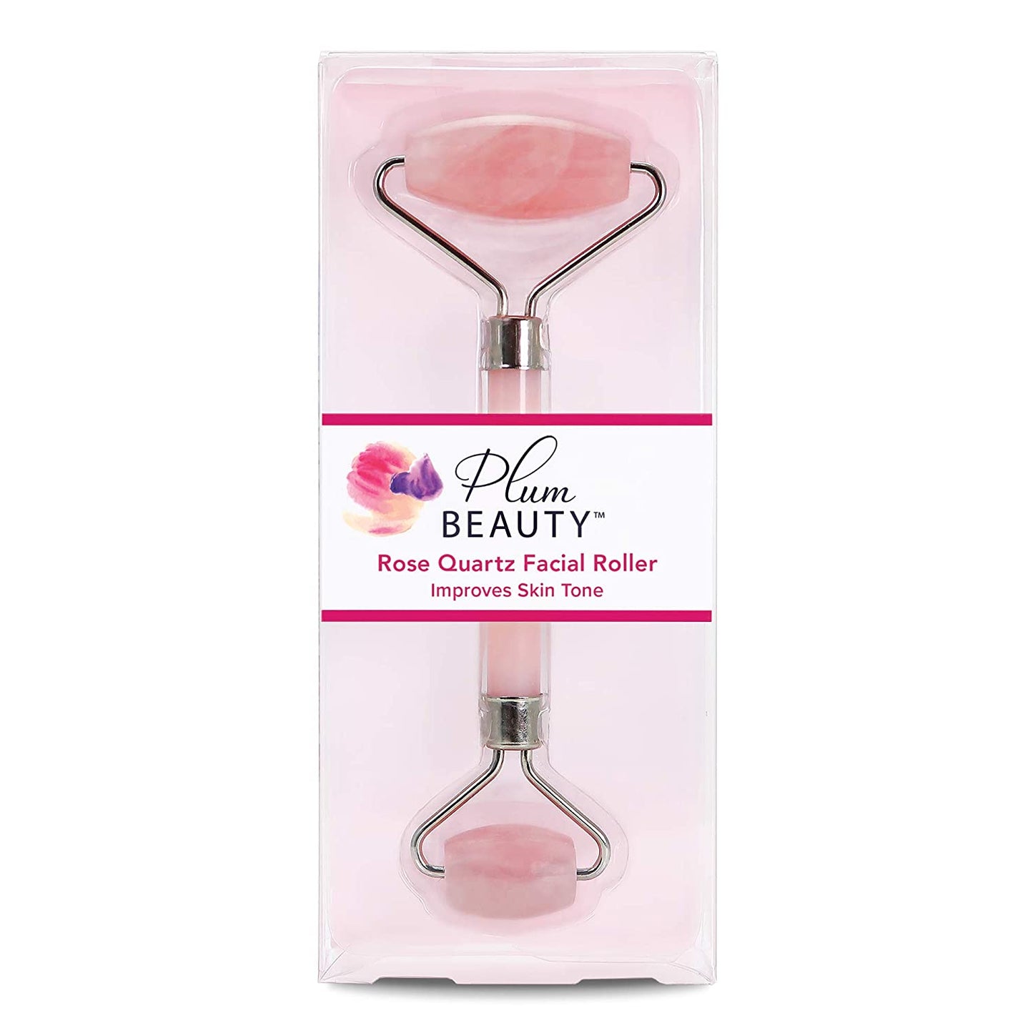 Plum Beauty Rose Quartz Roller (Case Of 12)