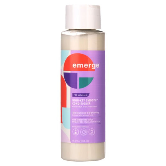 Emerge High Key Smooth Conditioner Softening To Smooth Curls No Parabens 15.5 oz (Case Of 12)